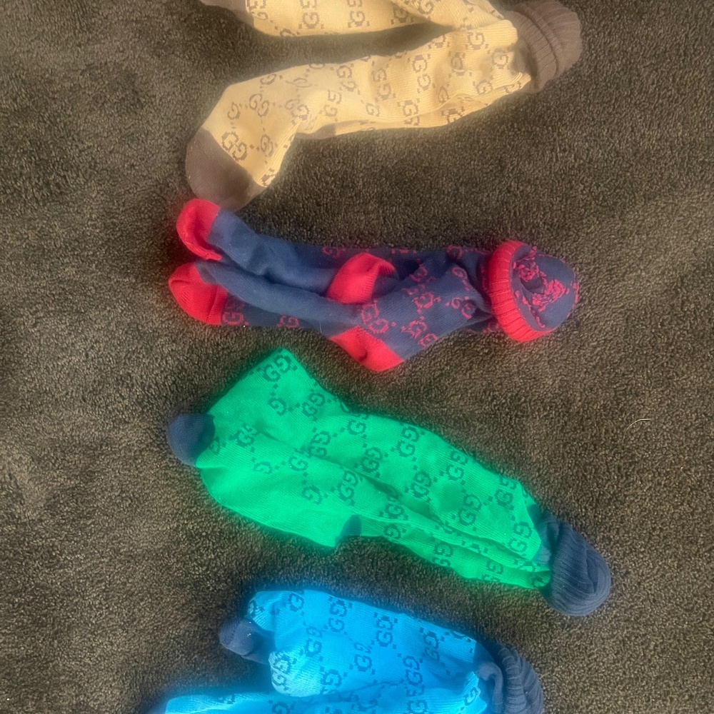 4 Pack Of Authenic Gucci Socks